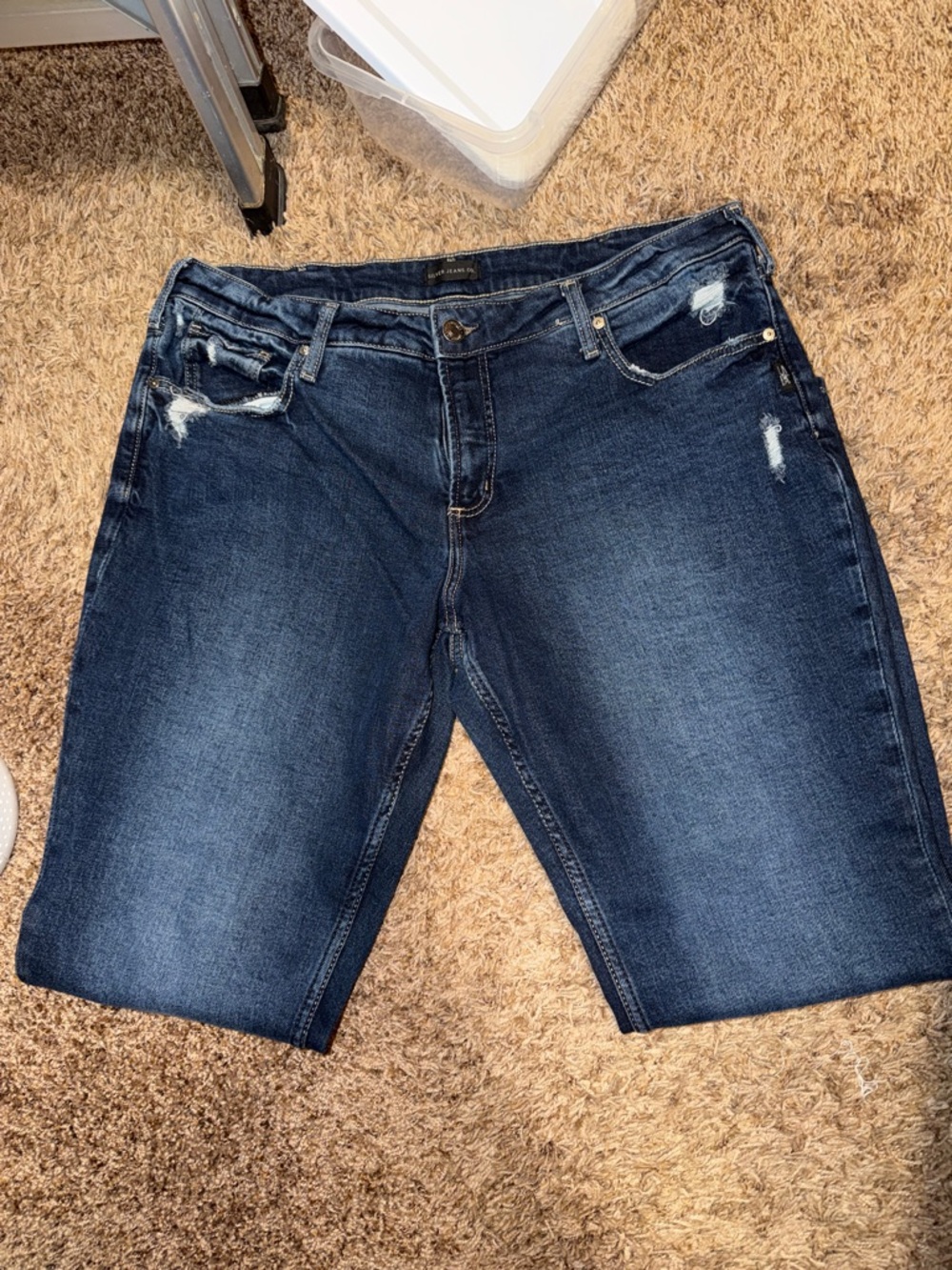 Silver Jeans Dark Blue Boyfriend jeans - Picture 3 of 4
